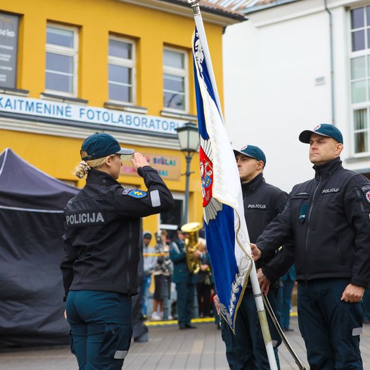 Policijos ir visuomenės šventė Telšiuose